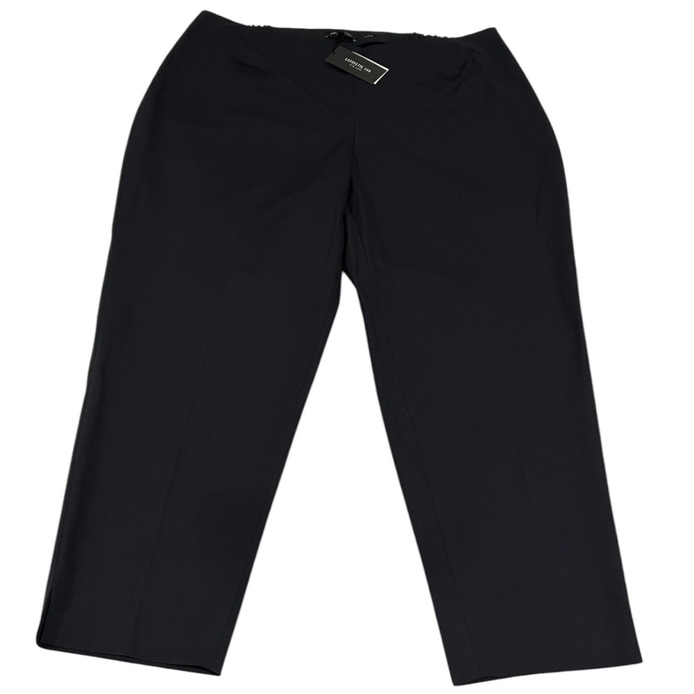 Lafayette 148 New York Stanton Straight Leg Pants Navy 22W NWT